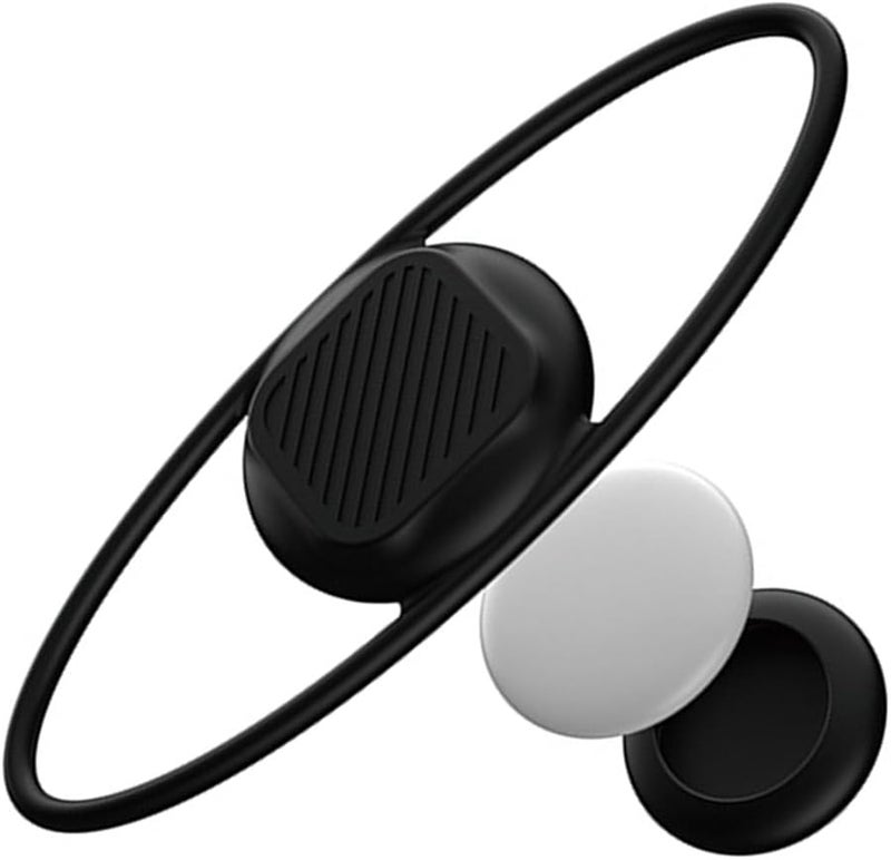 حامل درع حافظة متعقب الدراجة المضاد للماء من السيليكون سهل التركيب باللون الأسود - Image 3